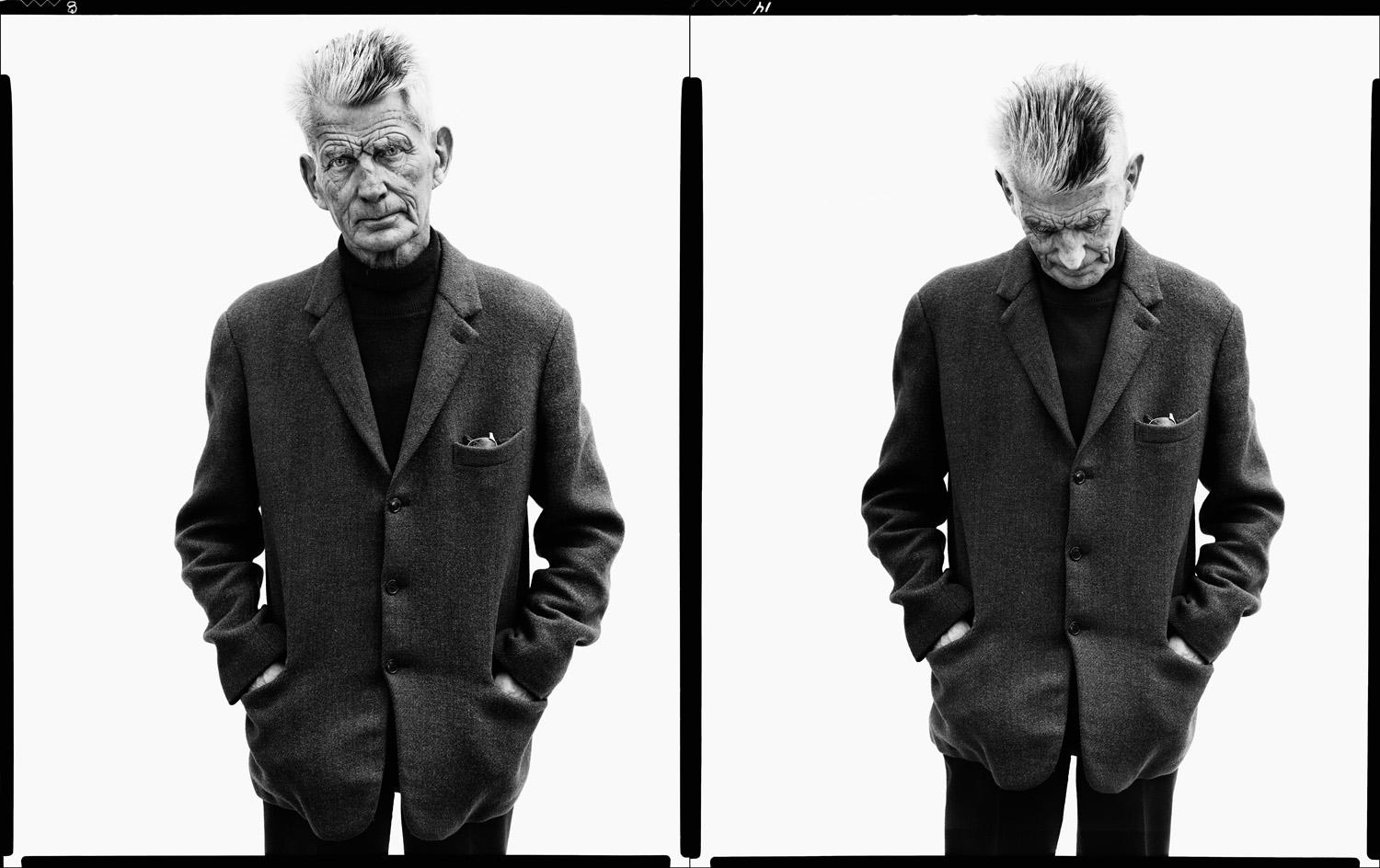 Samuel Beckett, writer, Paris, France, April 13, 1979 - courtesy AvedonFoundation.org